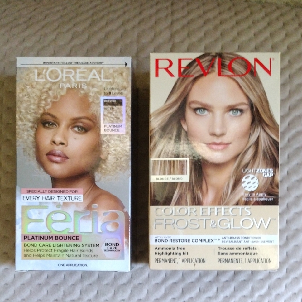 L'Oreal Feria Revlon Color Effects Hair Dye Blonde Permanent NWB Sealed